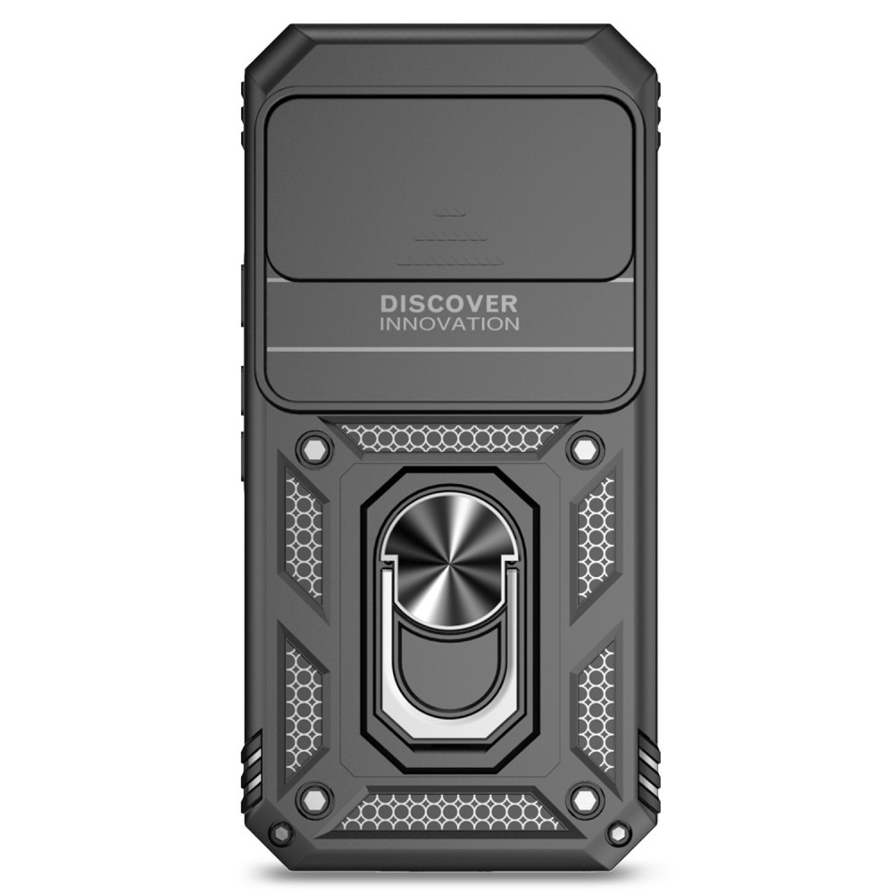 Funda híbrida Ring y Protector Cámara Google Pixel 9a Negro