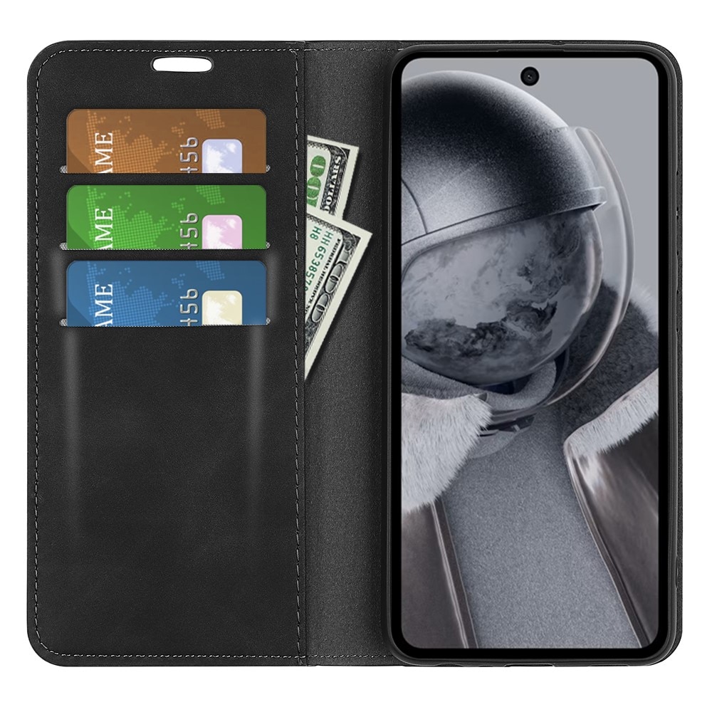 Funda delgada cartera HMD Pulse Plus Negro