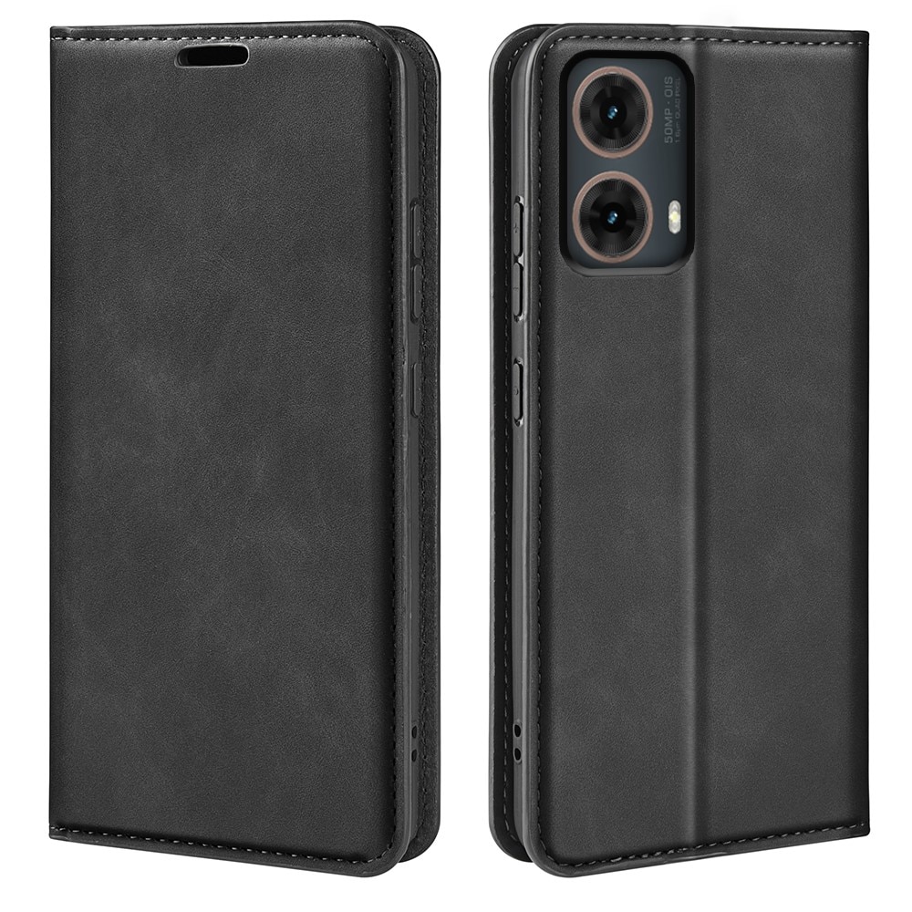 Funda delgada cartera Motorola Moto G85 Negro