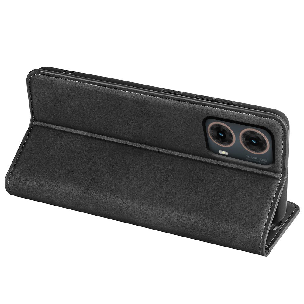 Funda delgada cartera Motorola Moto G85 Negro