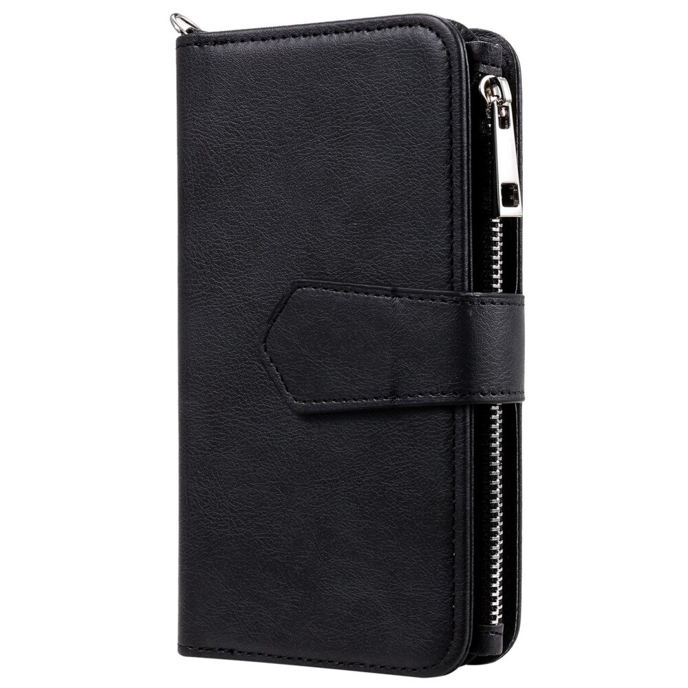 Zipper Magnet Wallet iPhone 14 Pro Negro