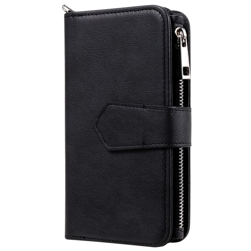 Zipper Magnet Wallet iPhone 14 Pro Max Negro