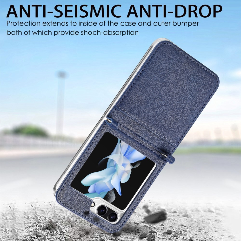 Cartera Slim Card Wallet Samsung Galaxy Z Flip 7 FE Azul