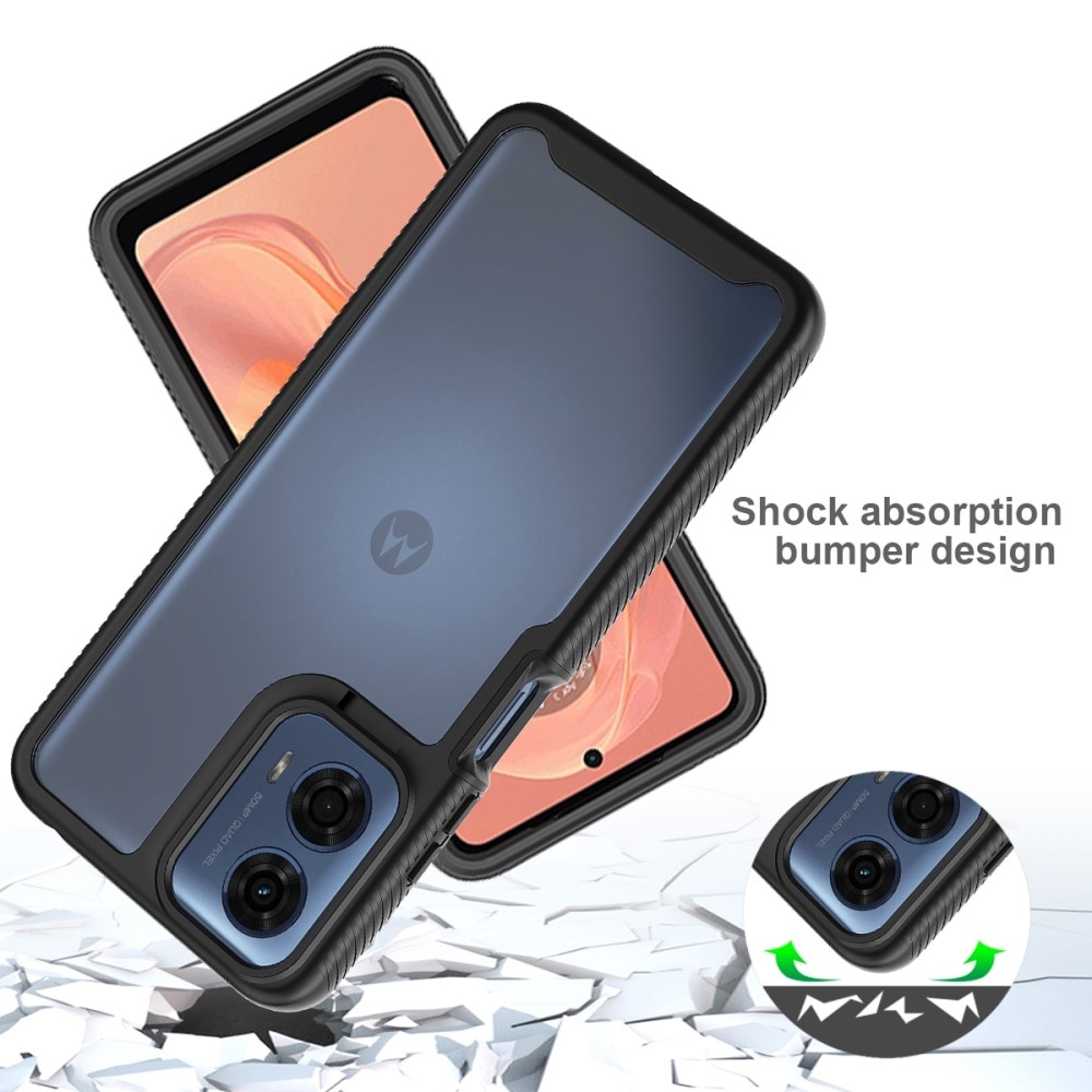 Funda Full Protection Motorola Moto G04 Negro