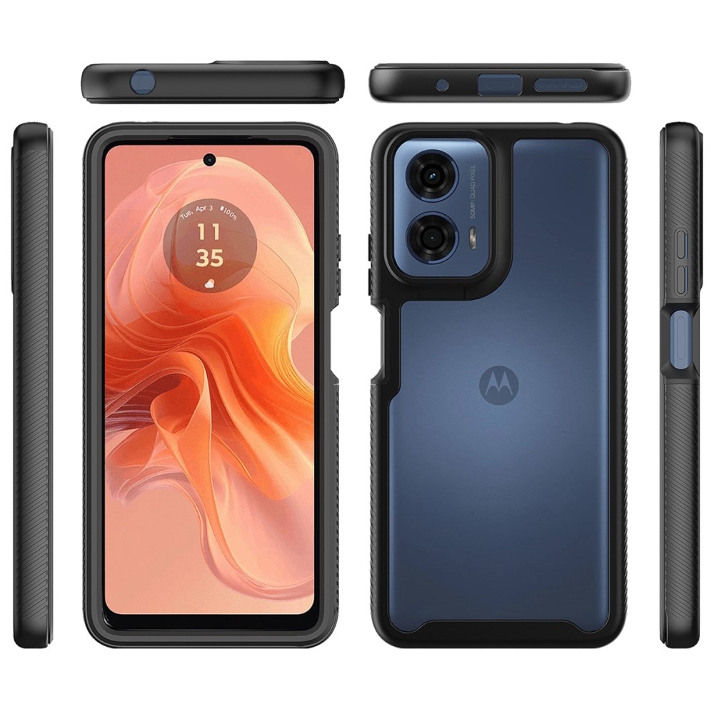 Funda Full Protection Motorola Moto G04 Negro