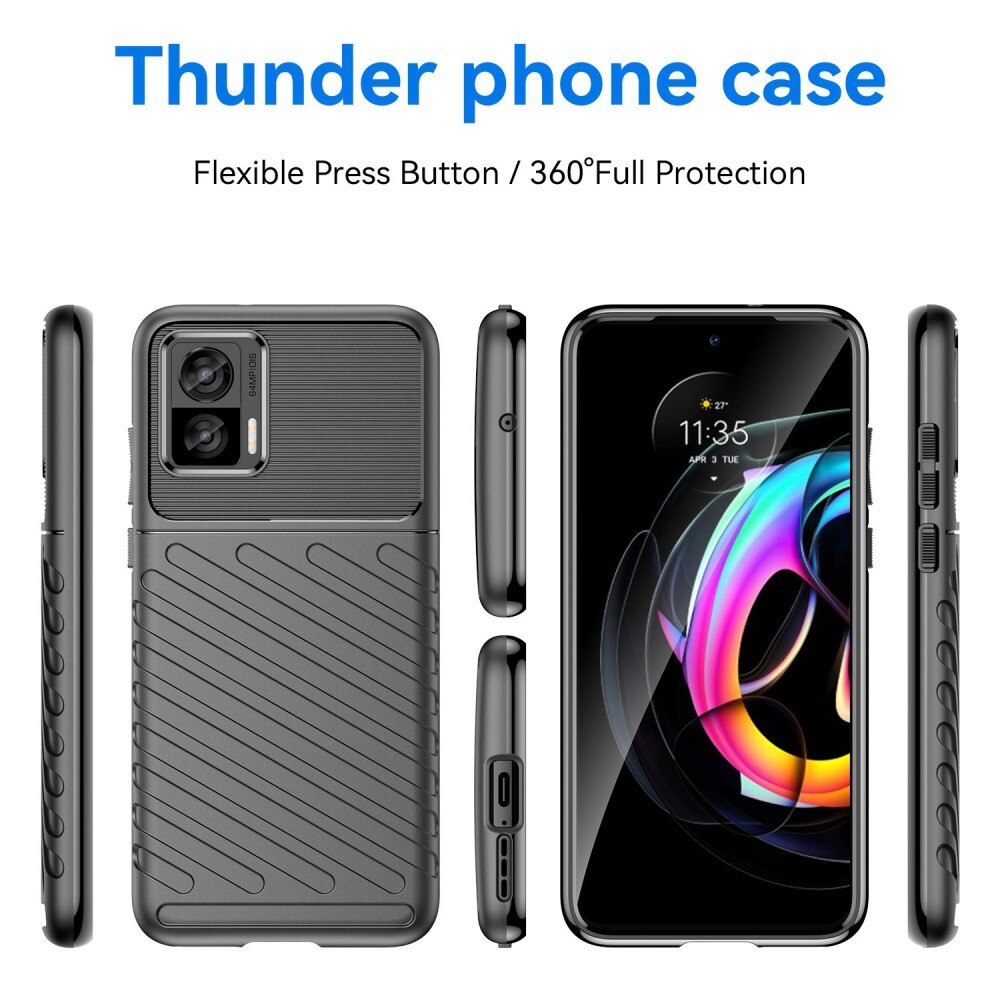 Funda Thunder TPU Motorola Edge 30 Neo Negro