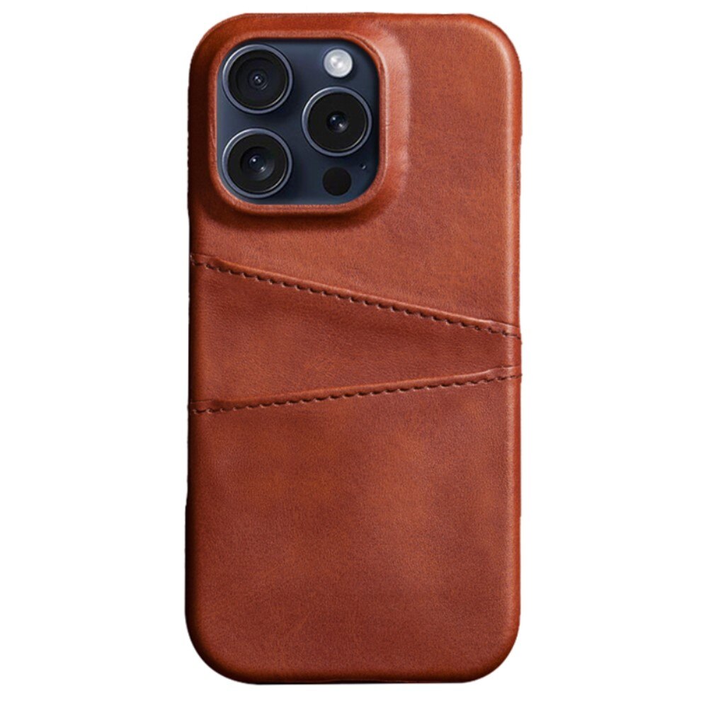 Funda Card Slots iPhone 16 Pro Marrón