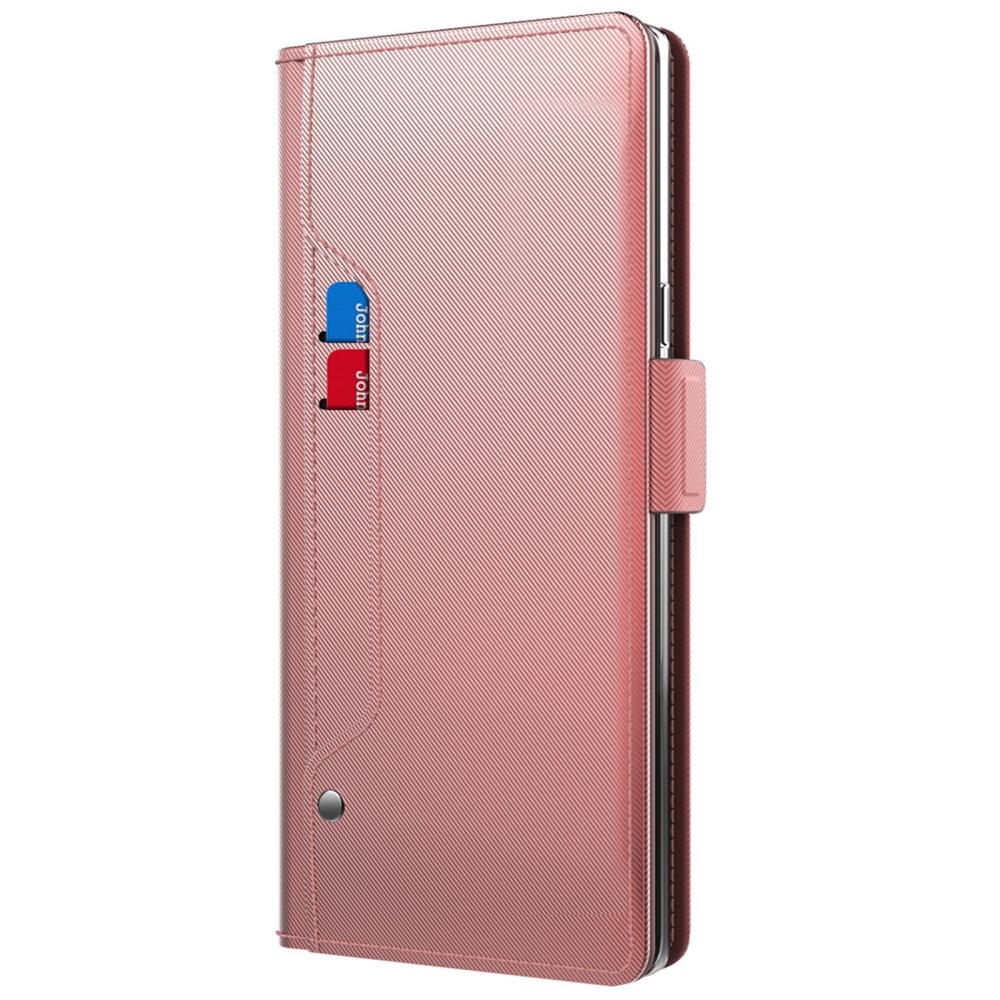 Funda con solapa Espejo Sony Xperia 1 VI oro rosado