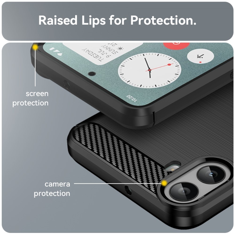 Funda TPU Brushed Nothing CMF Phone 1 [F
