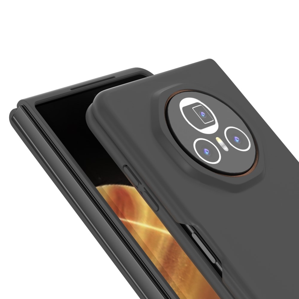 Funda rígida engomada Honor Magic V3, Negro