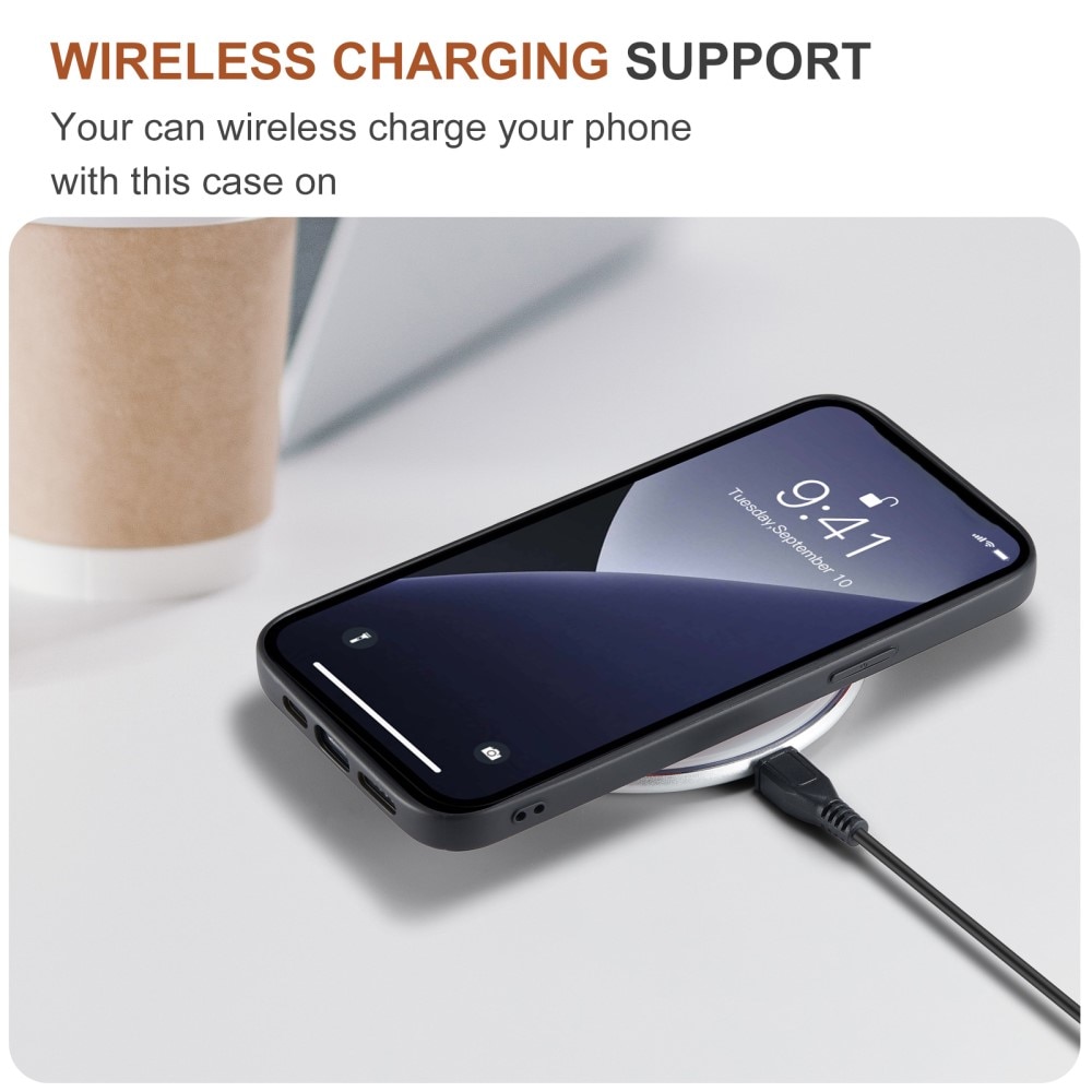 Funda Magnetic Card Slot iPhone 16 Pro Black