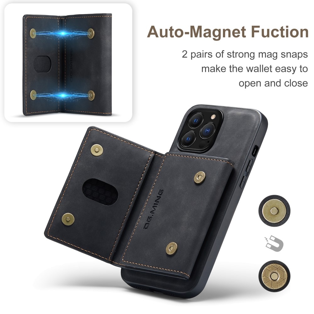 Funda Magnetic Card Slot iPhone 16 Pro Black