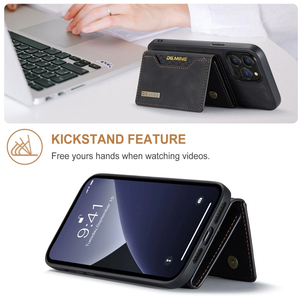 Funda Magnetic Card Slot iPhone 16 Pro Black