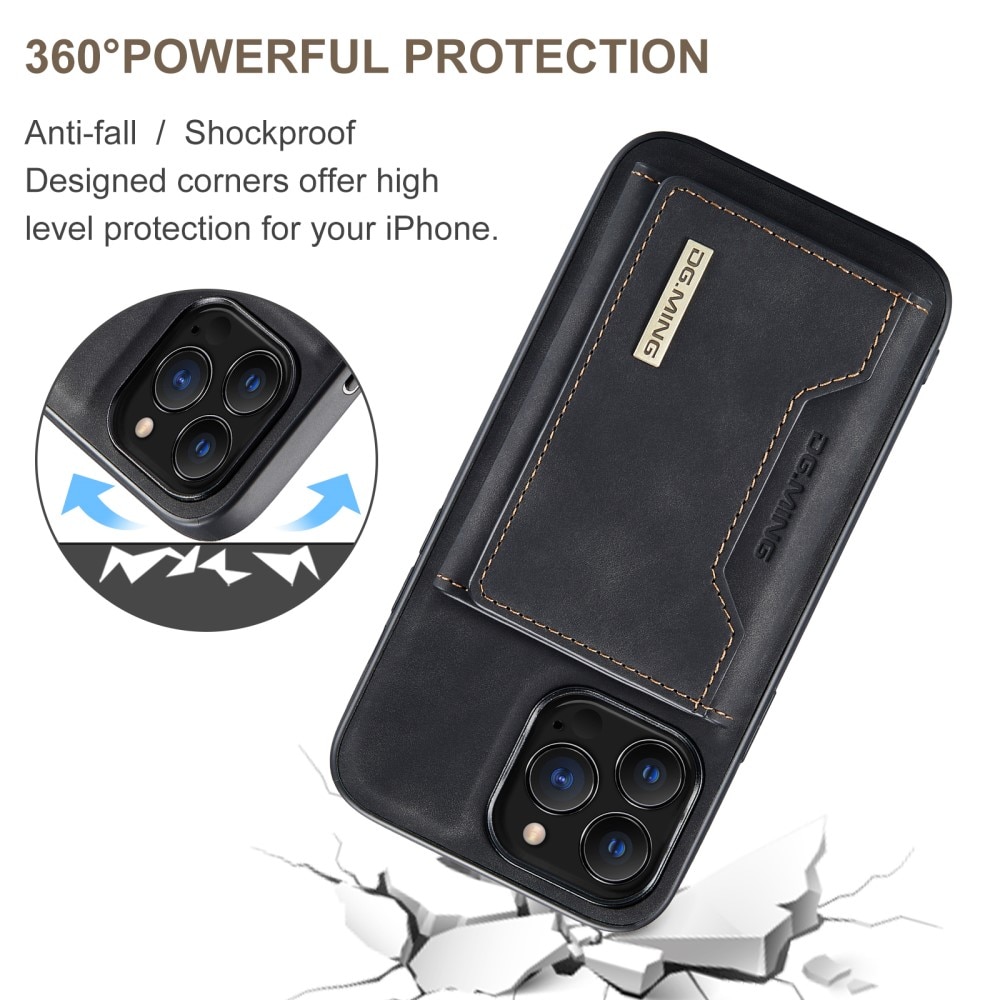 Funda Magnetic Card Slot iPhone 16 Pro Black