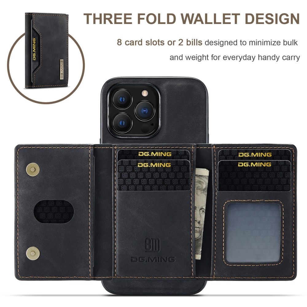 Funda Magnetic Card Slot iPhone 16 Pro Max Black