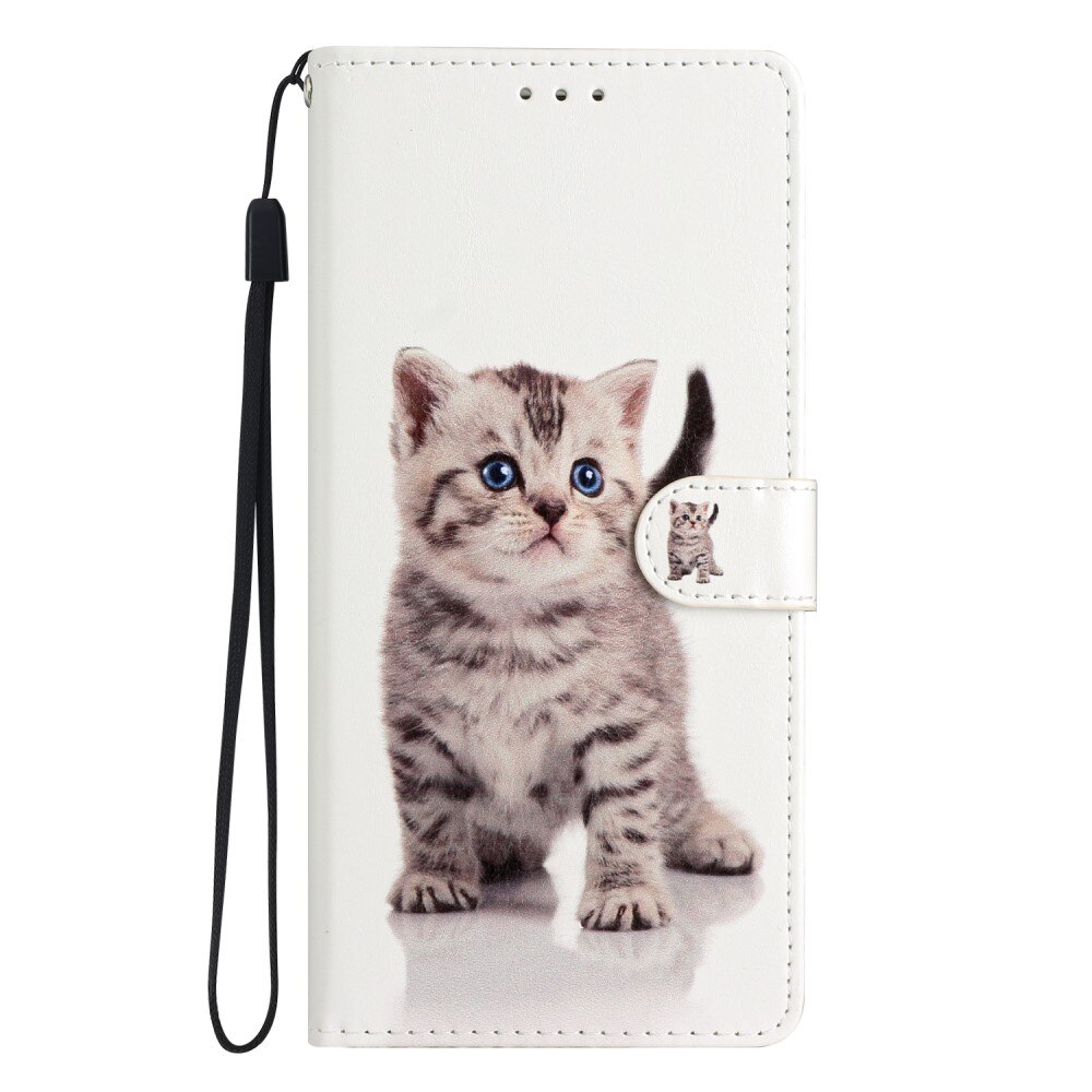 Funda cartera Google Pixel 9 gatito