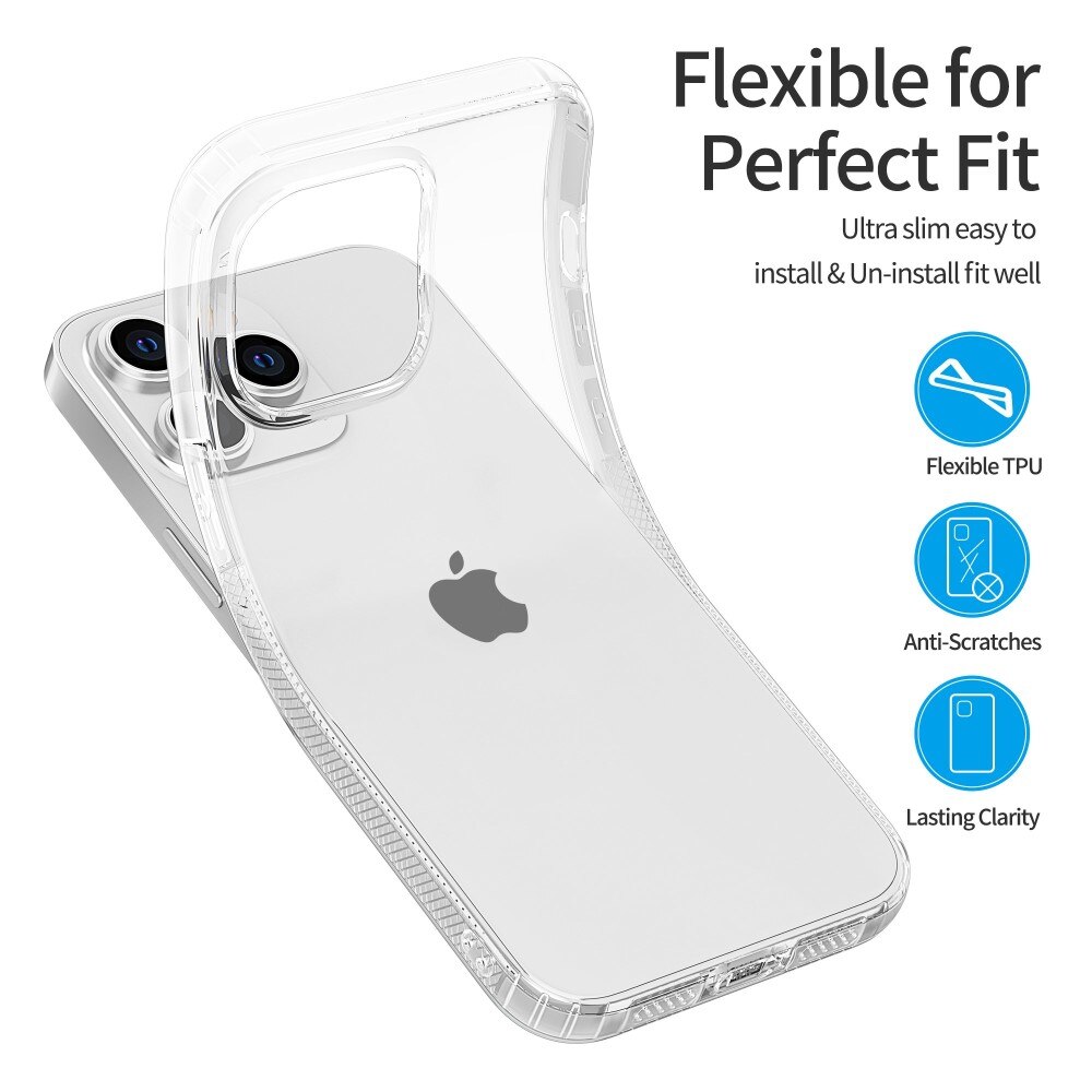 Funda TPU Case iPhone 14 Pro Transparente