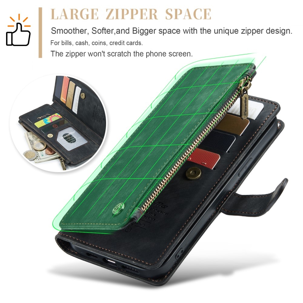 Cartera Zipper iPhone 16 Pro Max Negro
