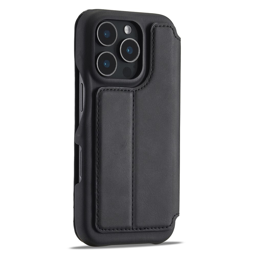 Funda delgada con solapa iPhone 16 Pro Max negro