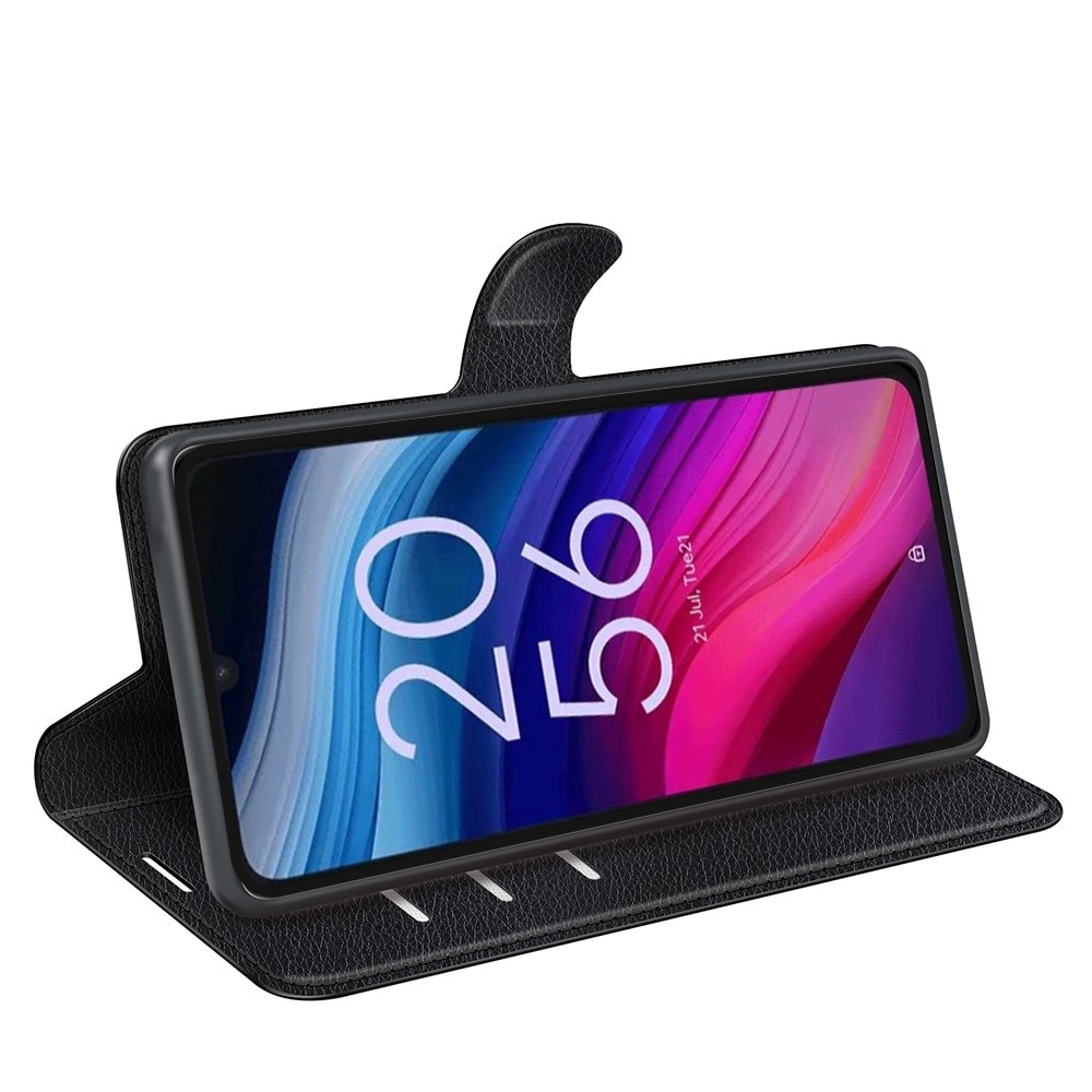 Funda cartera  TCL 505 Negro