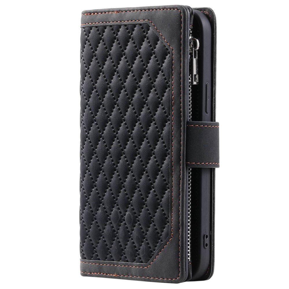 Funda acolchada tipo billetera Samsung Galaxy A04 Negro