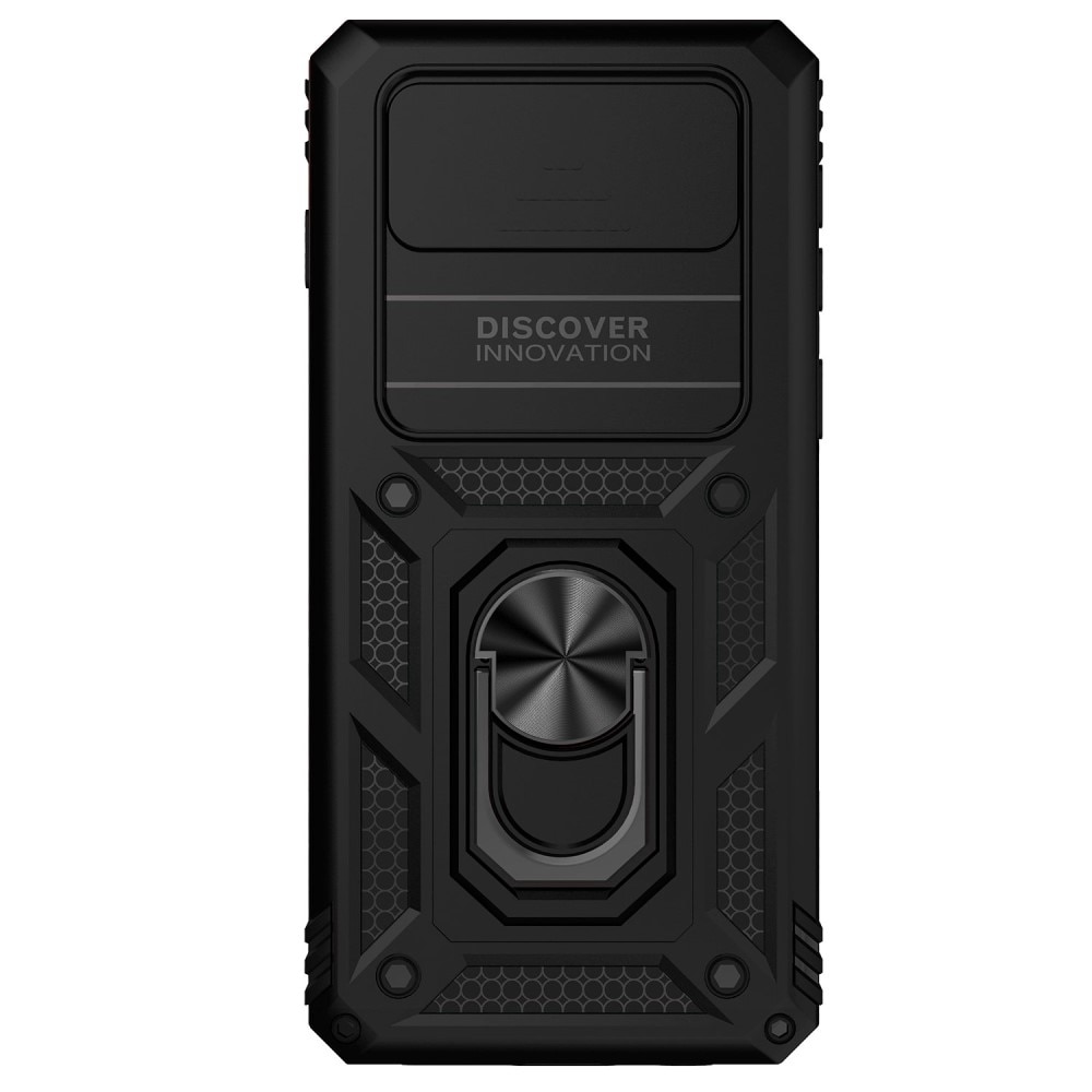 Funda híbrida Ring y Protector Cámara Samsung Galaxy S10 Plus Negro