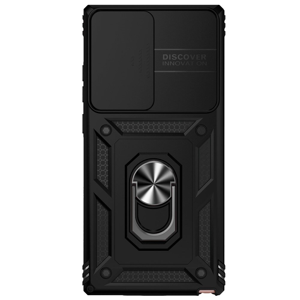 Funda híbrida Ring y Protector Cámara Samsung Galaxy Note 20 Ultra Negro