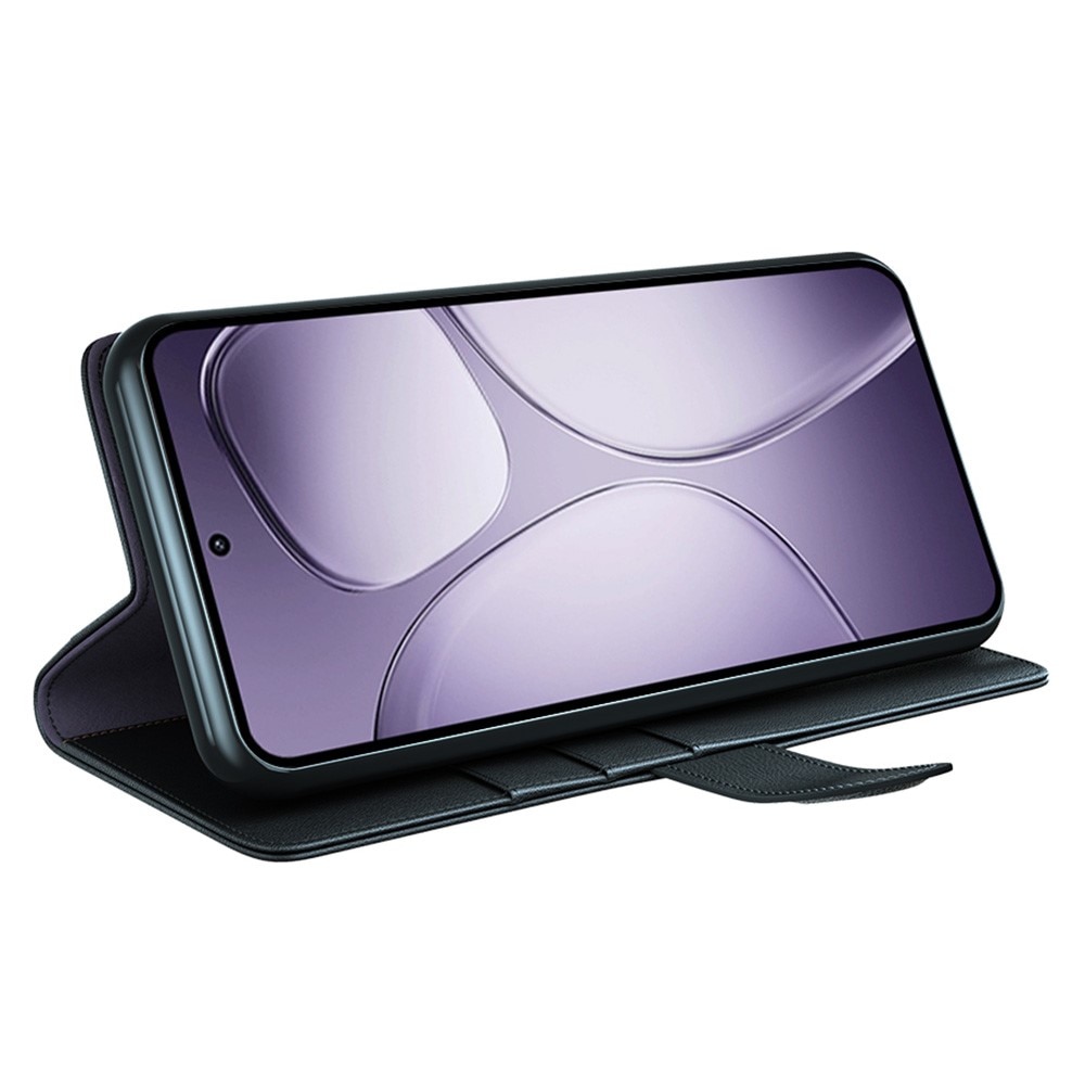 Funda de cuero genuino Xiaomi 14T Pro, Negro