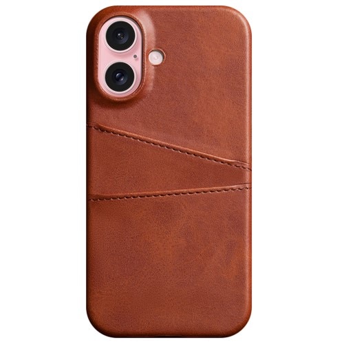 Funda Card Slots iPhone 16 Marrón