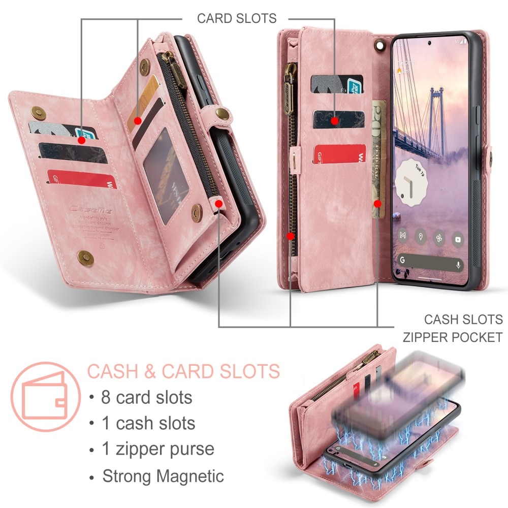 Cartera Multi-Slot Google Pixel 9 Pro XL Rosa