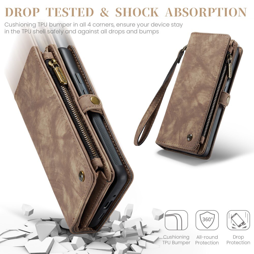 Cartera Multi-Slot Google Pixel 9 Marrón