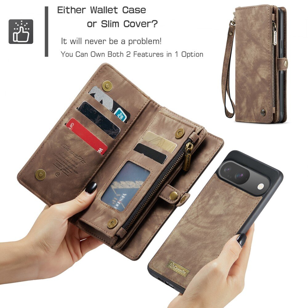 Cartera Multi-Slot Google Pixel 9 Marrón