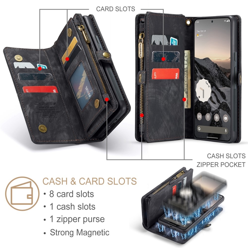 Cartera Multi-Slot Google Pixel 9 Gris