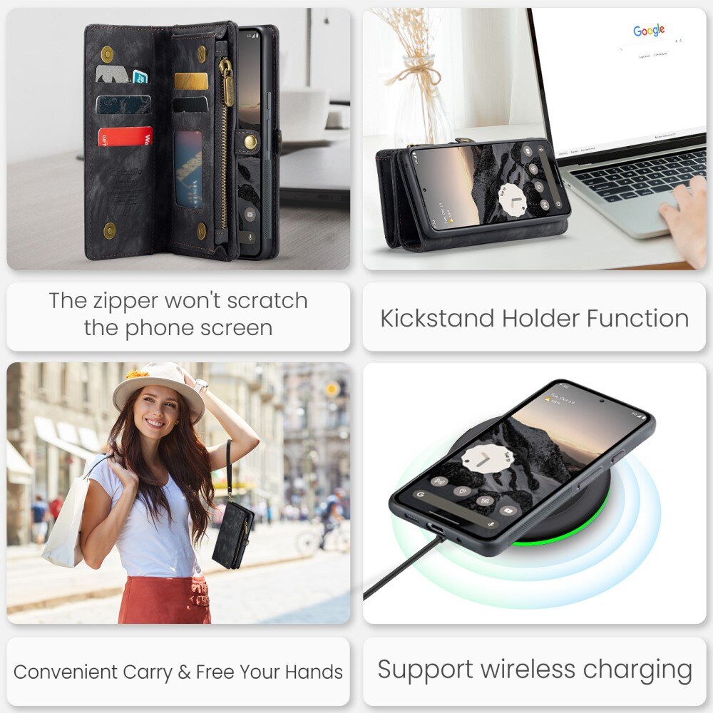 Cartera Multi-Slot Google Pixel 9 Gris