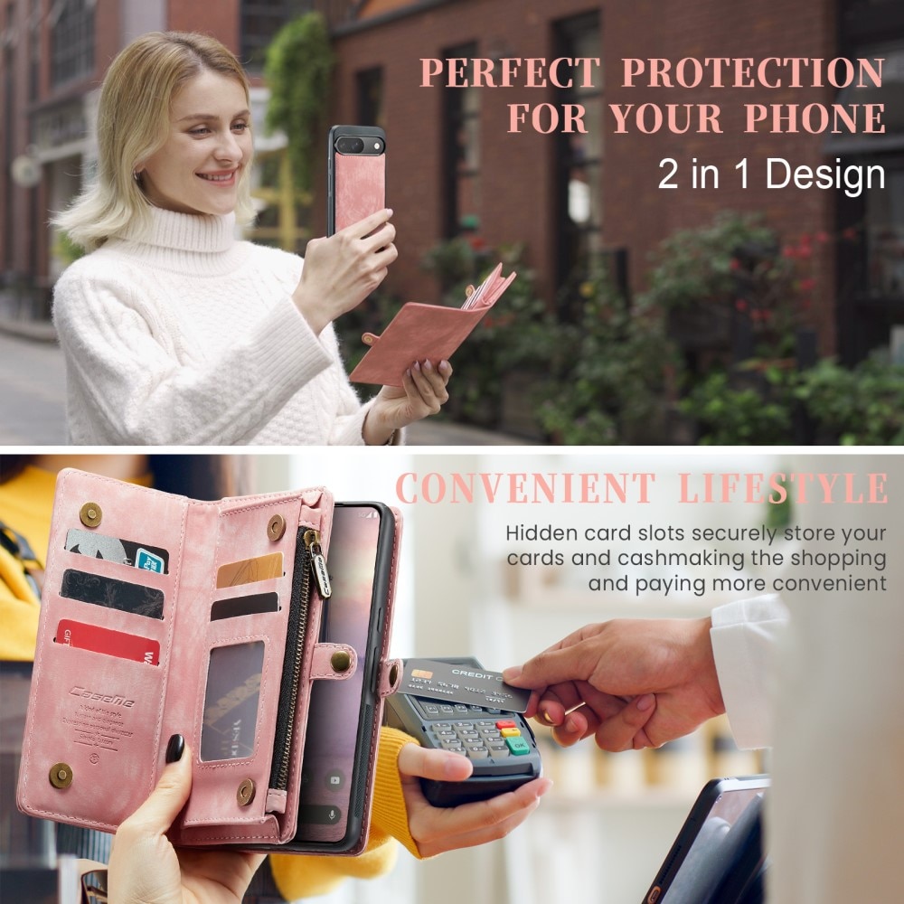 Cartera Multi-Slot Google Pixel 9 Rosa