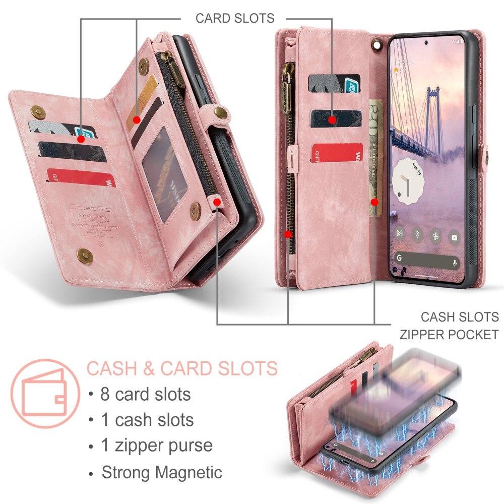 Cartera Multi-Slot Google Pixel 9 Rosa