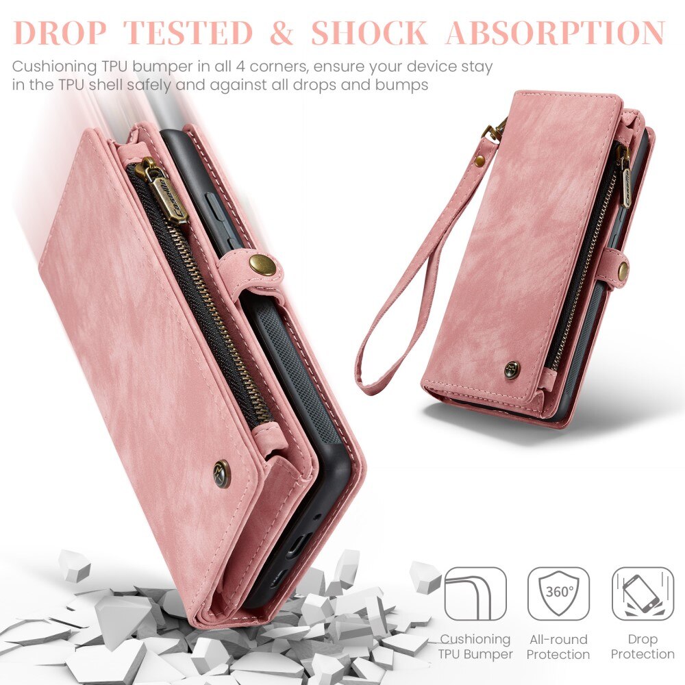 Cartera Multi-Slot Google Pixel 9 Rosa