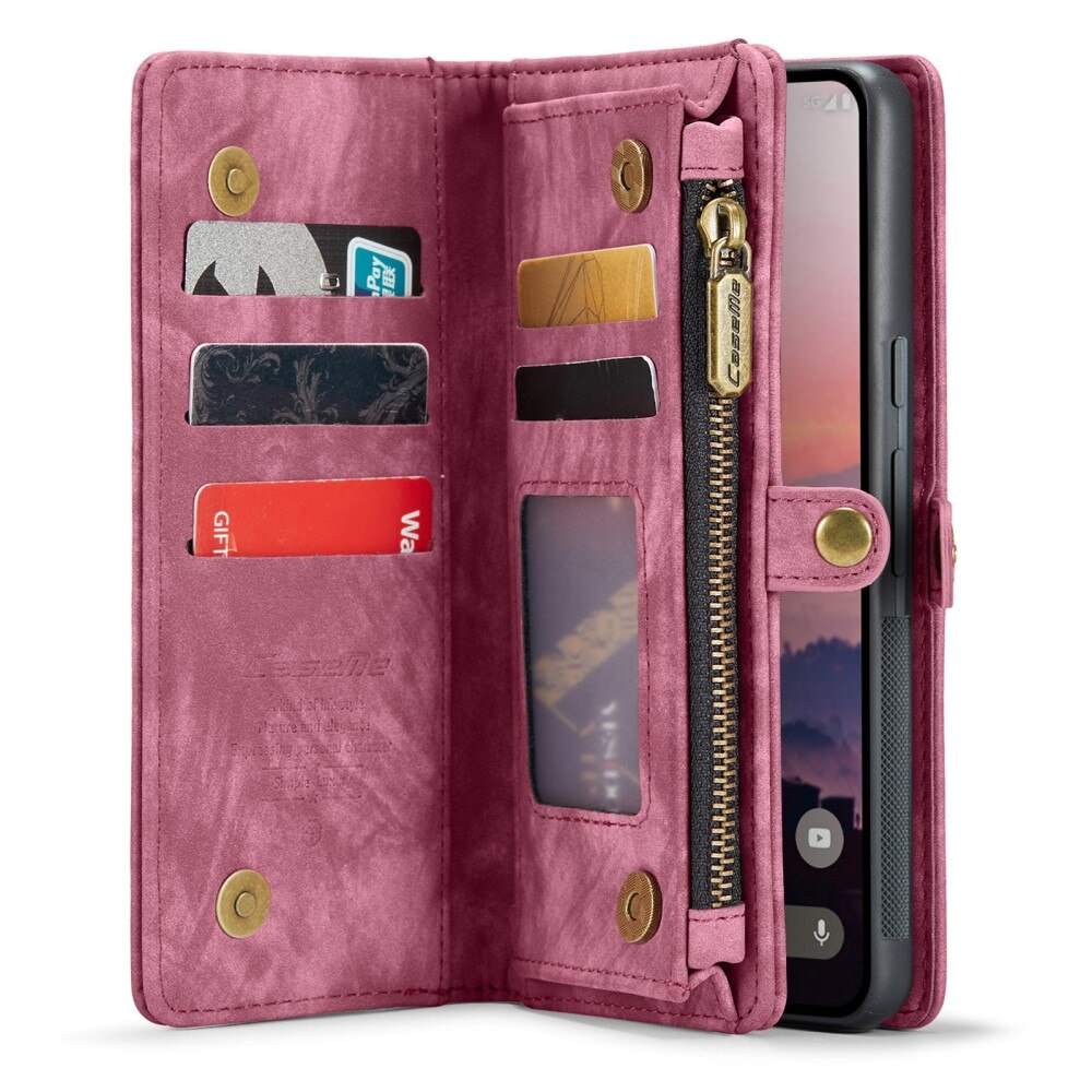 Cartera Multi-Slot Google Pixel 9 Rojo