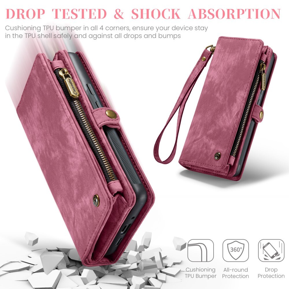 Cartera Multi-Slot Google Pixel 9 Rojo