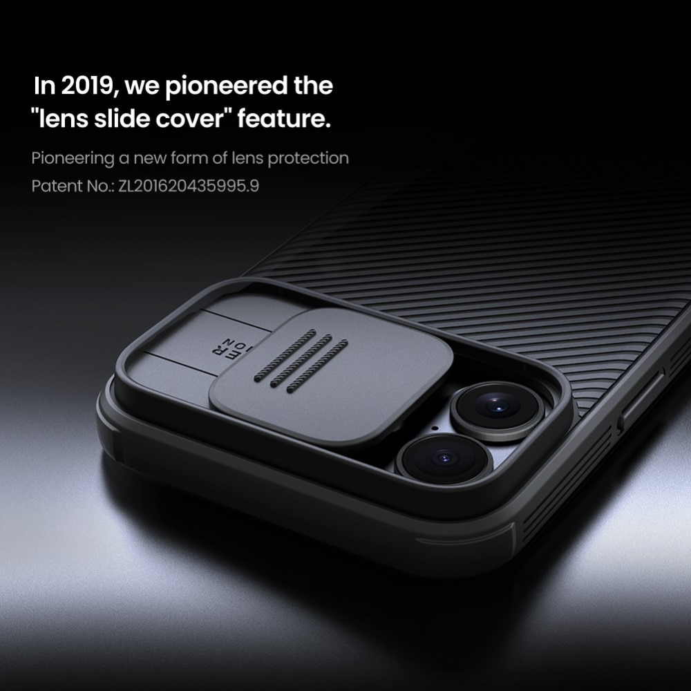 Funda CamShield iPhone 16 Negro