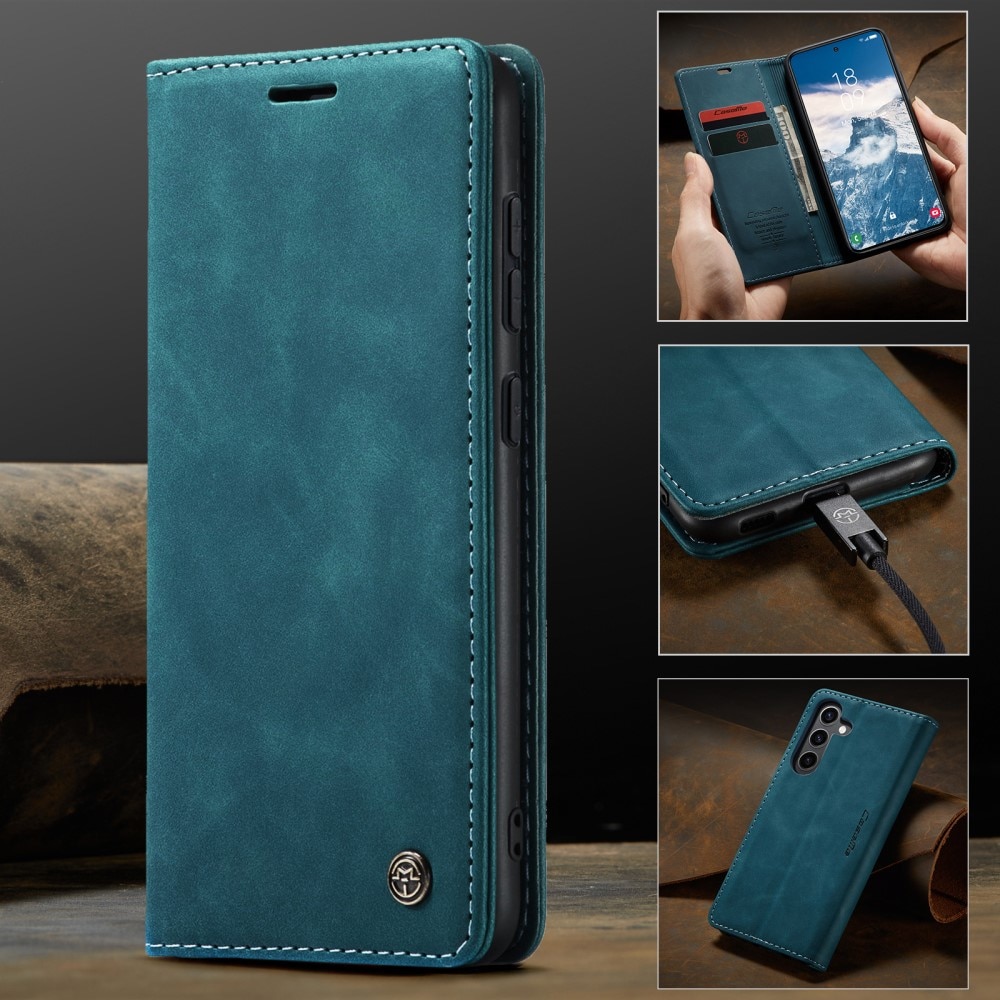 Funda delgada con solapa Samsung Galaxy S24 FE Azul
