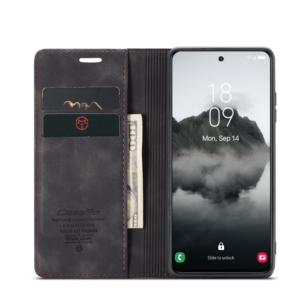 Funda delgada con solapa Samsung Galaxy S24 FE Negro