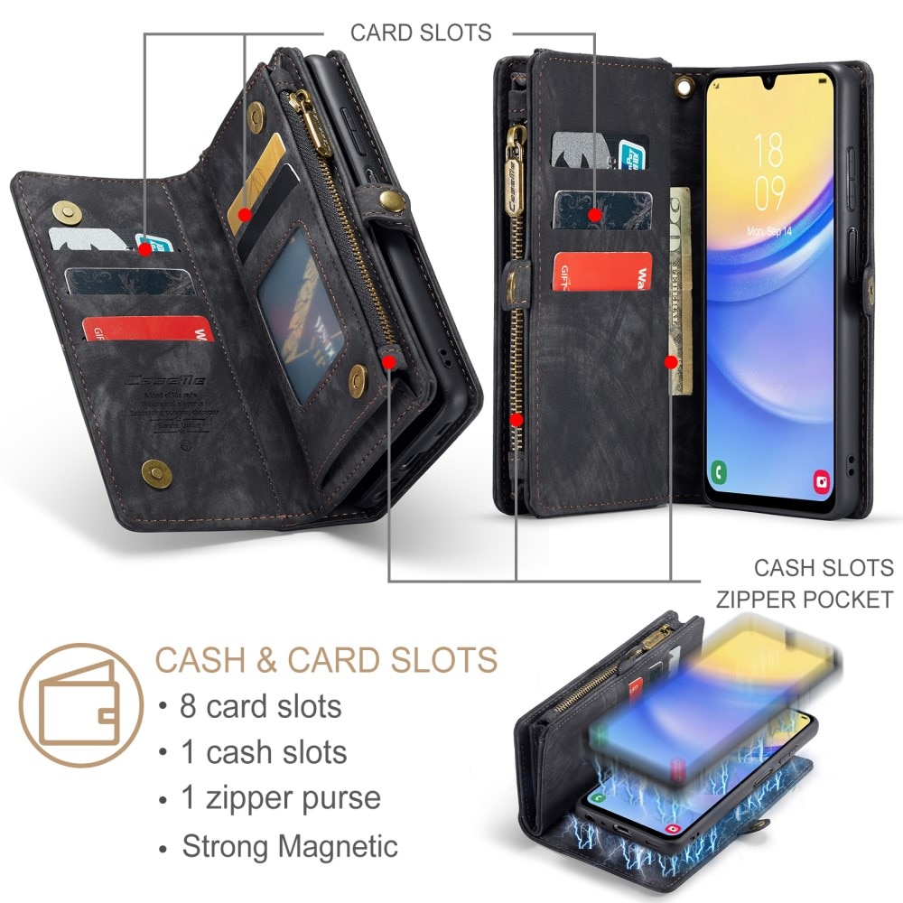 Cartera Multi-Slot Samsung Galaxy A16 Gris