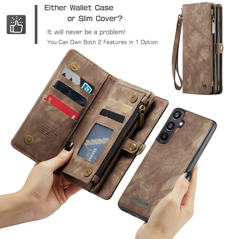 Cartera Multi-Slot Samsung Galaxy A16 Marrón