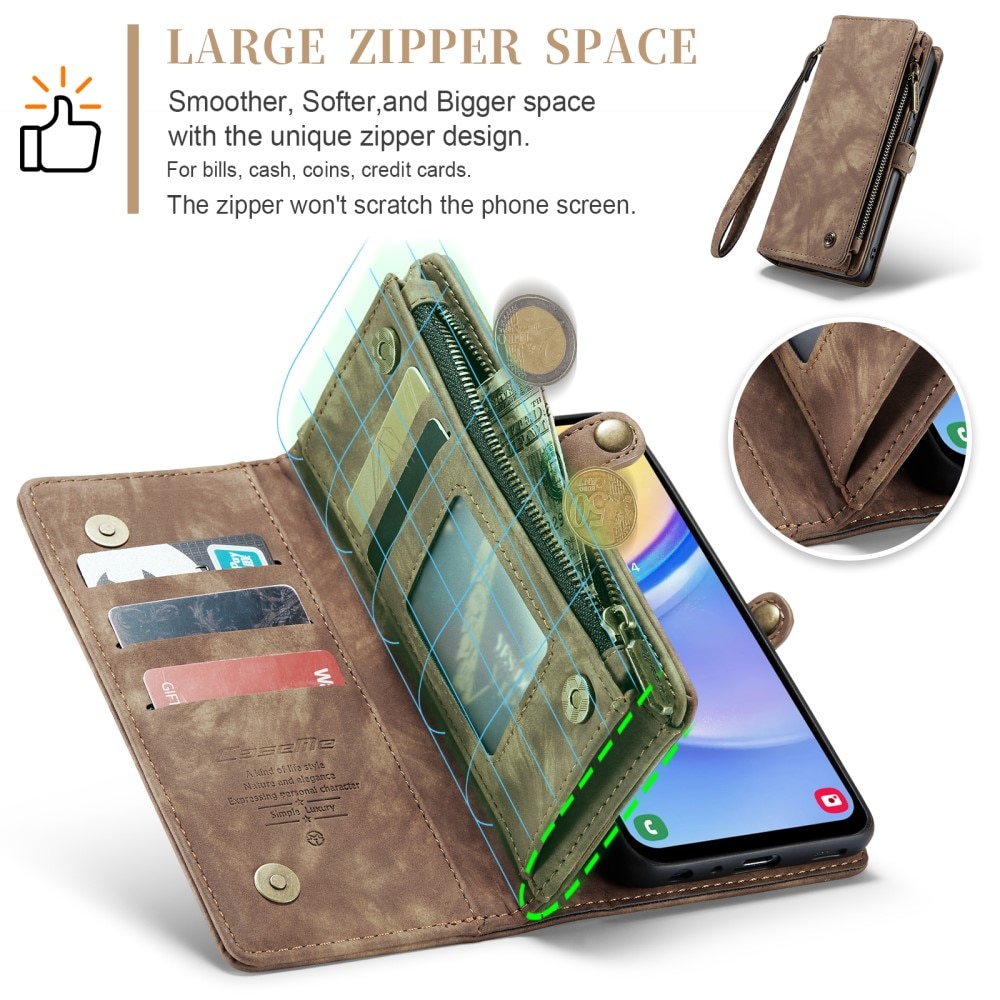 Cartera Multi-Slot Samsung Galaxy A16 Marrón
