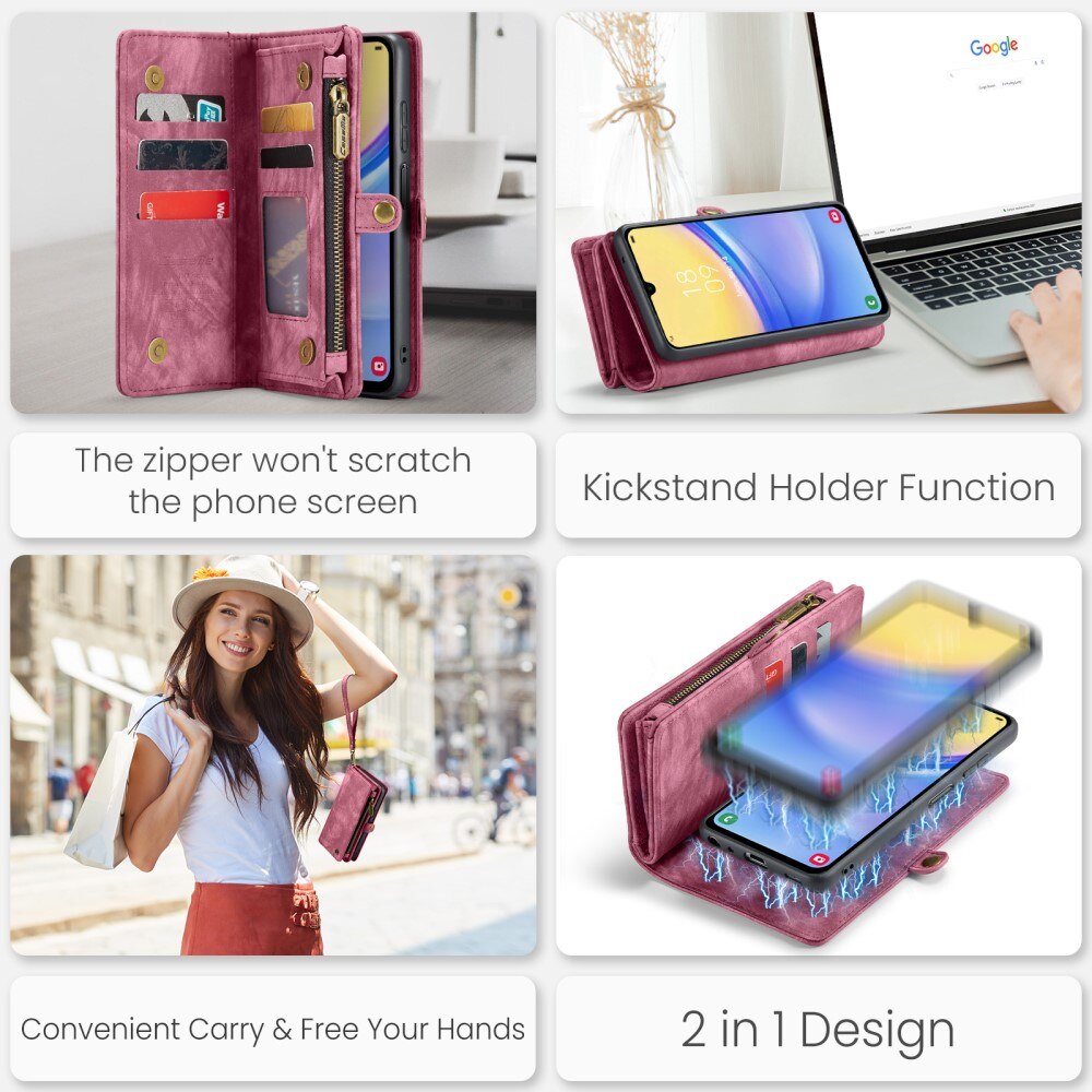 Cartera Multi-Slot Samsung Galaxy A16 Rojo