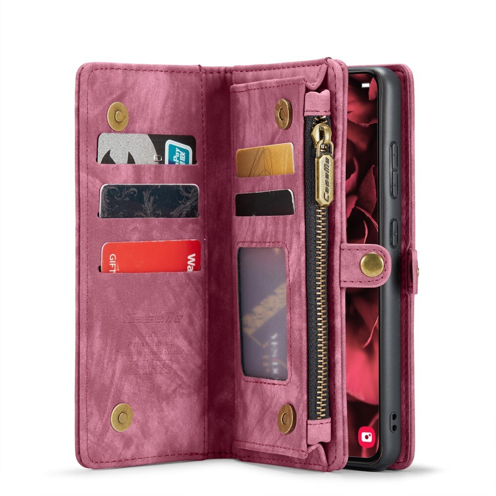 Cartera Multi-Slot Samsung Galaxy S24 FE Rojo