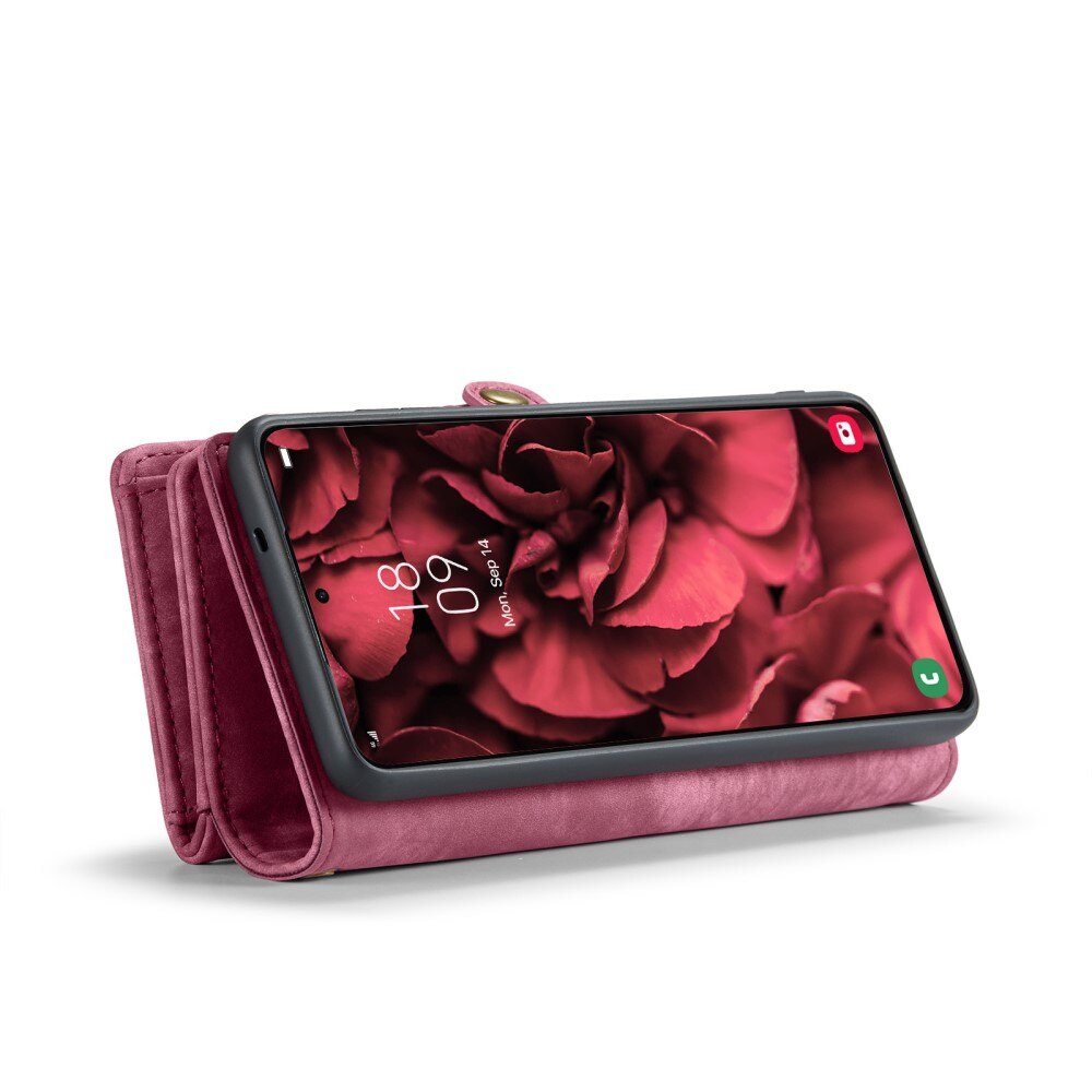 Cartera Multi-Slot Samsung Galaxy S24 FE Rojo