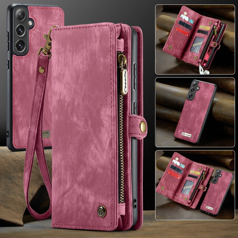 Cartera Multi-Slot Samsung Galaxy S24 FE Rojo