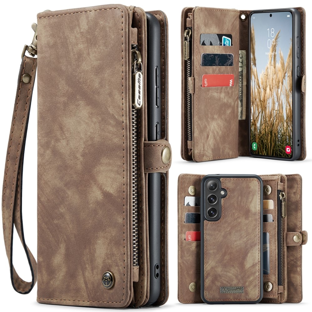 Cartera Multi-Slot Samsung Galaxy S24 FE Marrón